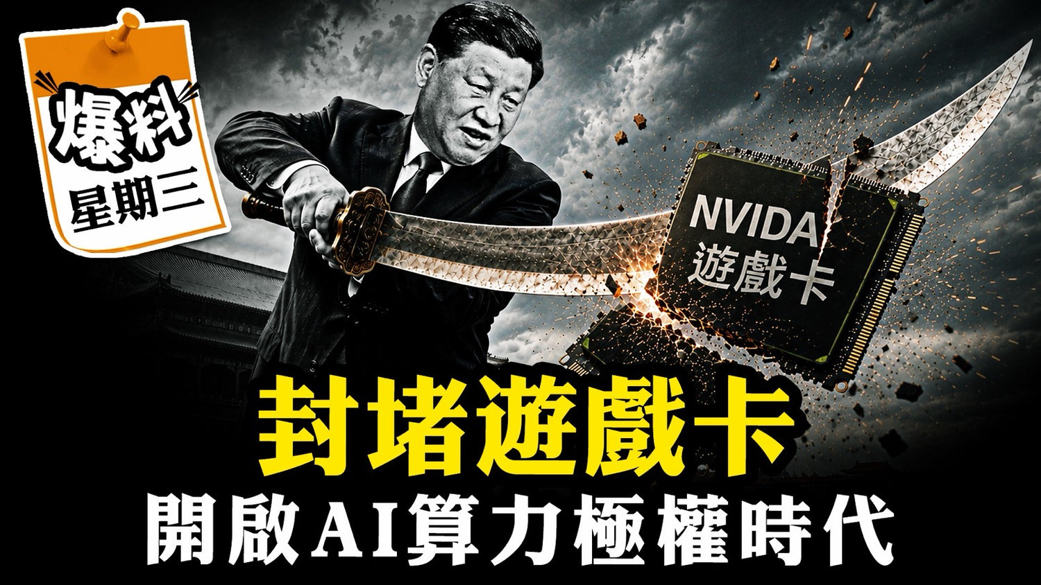 【五月二十日會員節目】封堵遊戲卡｜開啟AI算力極權時代